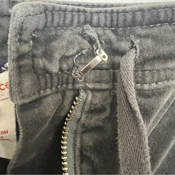 Sundance velvet cargo gray utility grunge Y2K Indie nightfall pants - Picture 3 of 5